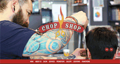 Desktop Screenshot of chopshophair.com